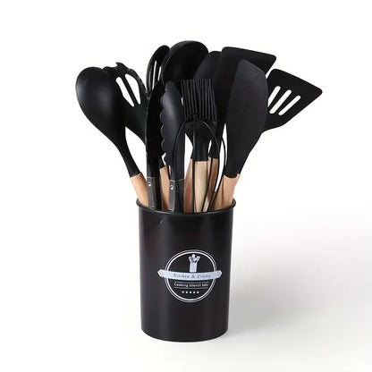 12 pcs High Quality Silicone Kitchen Utensil Set