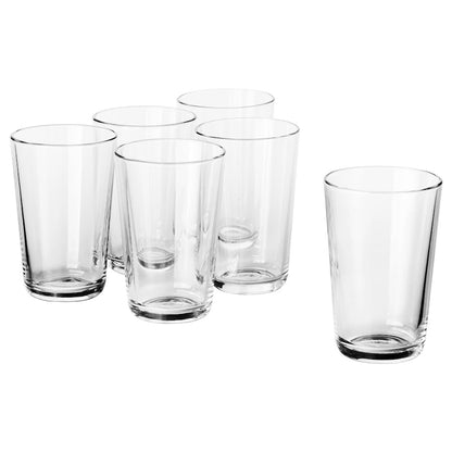 Clear Plain water Juice tea glass