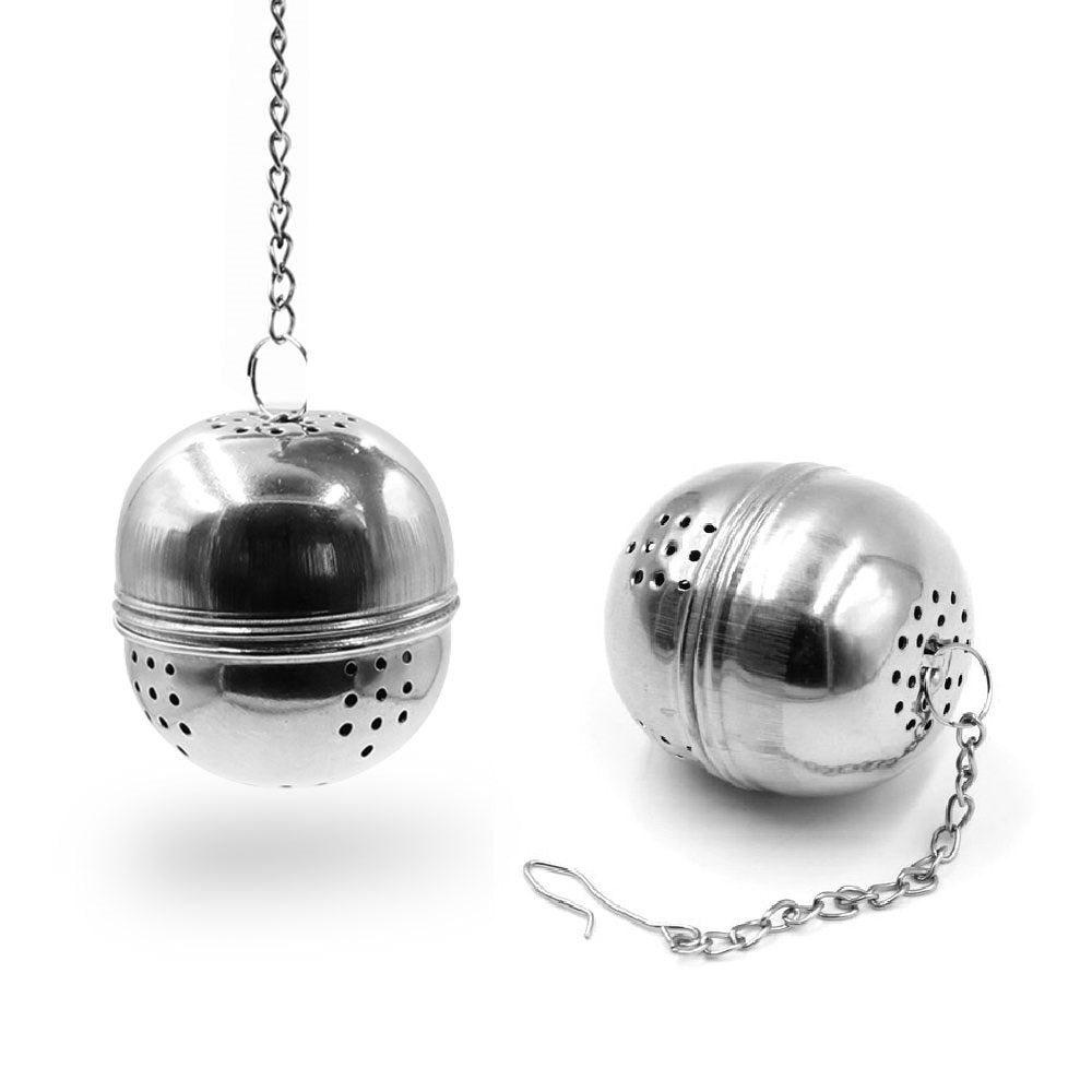 Stainless Steel Mesh Tea Ball Infuser – Egg Shape