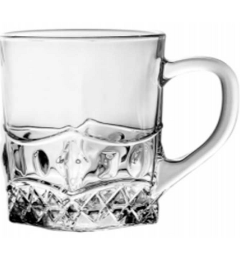 580 ML Glass Mug for Water & Juice cup with handle model 320