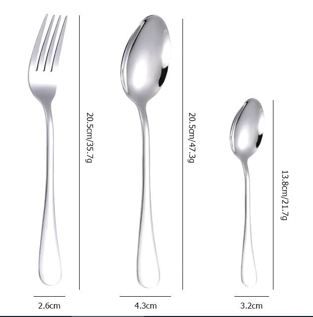 Stainless Steel Cutlery Fork Spoon