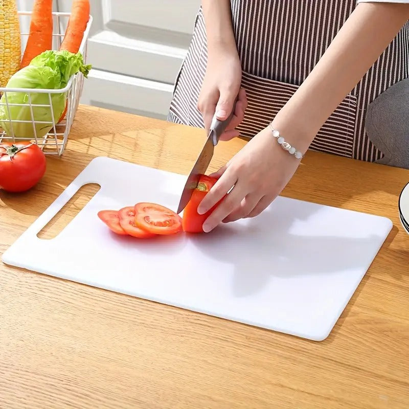 Rectangle Polyethylene Cutting Board with Handle