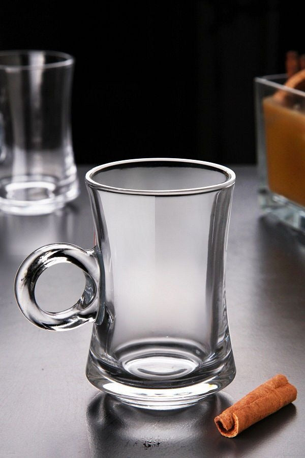 118ML Glass Tea coffee cup with plate