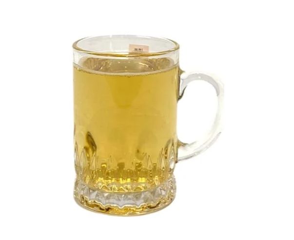 350 ML Glass Mug for Water & Juice cup with handle model 304