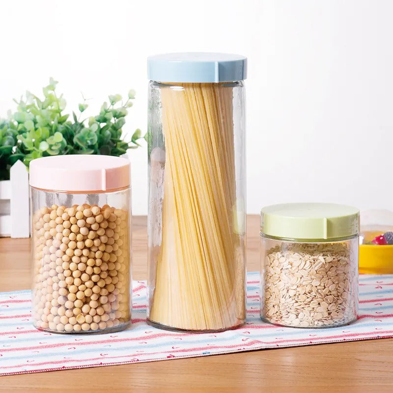 High Quality Glass Storage Jar with Lid