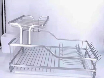 Aluminium Dish Drainer 2 Tier