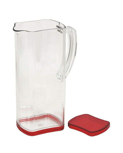 2000 ML Water Juice Pitcher with Lid and 4 Cups