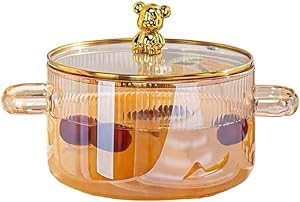 Glass Pot with Lid 1800ML styl2