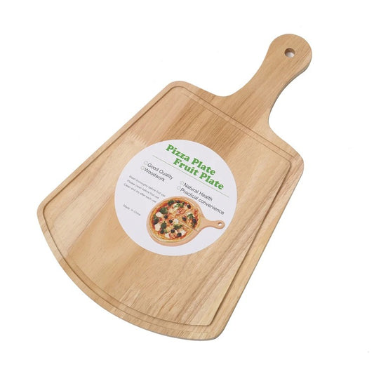 Premium Pizza Plate Cutting Board With Handle