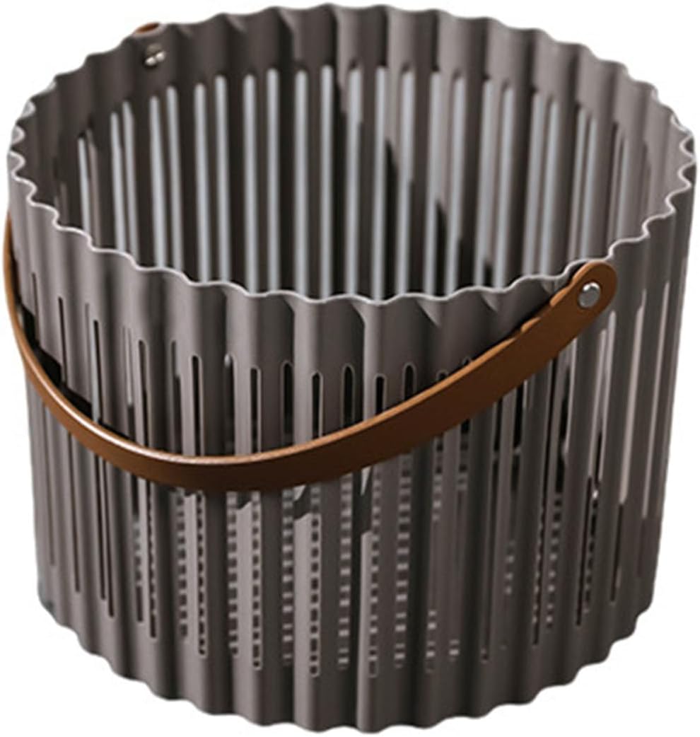 Compact Hollow-Out Storage Basket