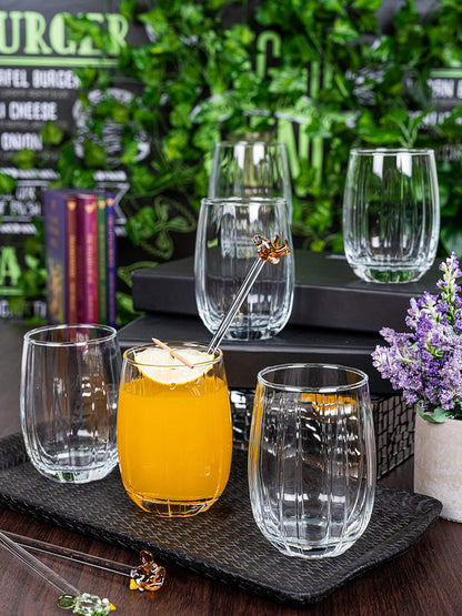 380Ml Glass Juice Tumbler