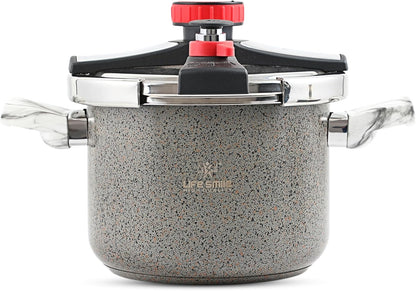 10L Stainless Steel Pressure Cooker with Granit Coating, Induction Bottom