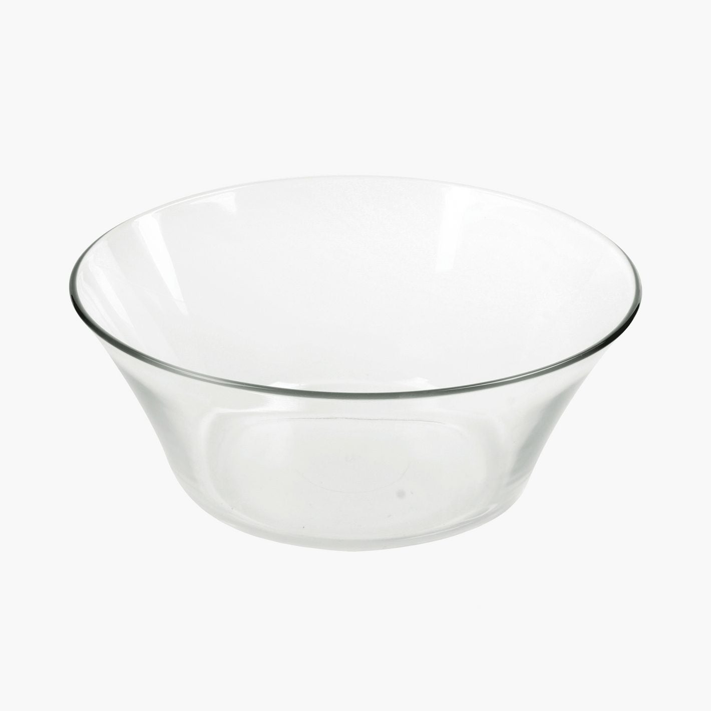 Boutique Glass Salad Bowl – 2000ml Large Capacity