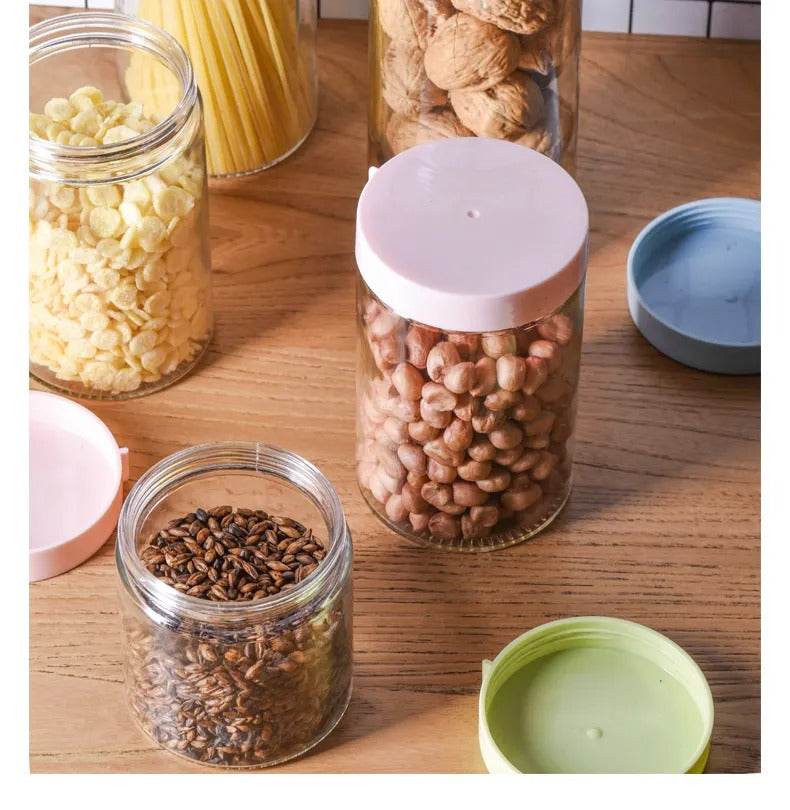 High Quality Glass Storage Jar with Lid