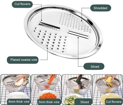 Stainless Steel Mixing Bowl with Grater