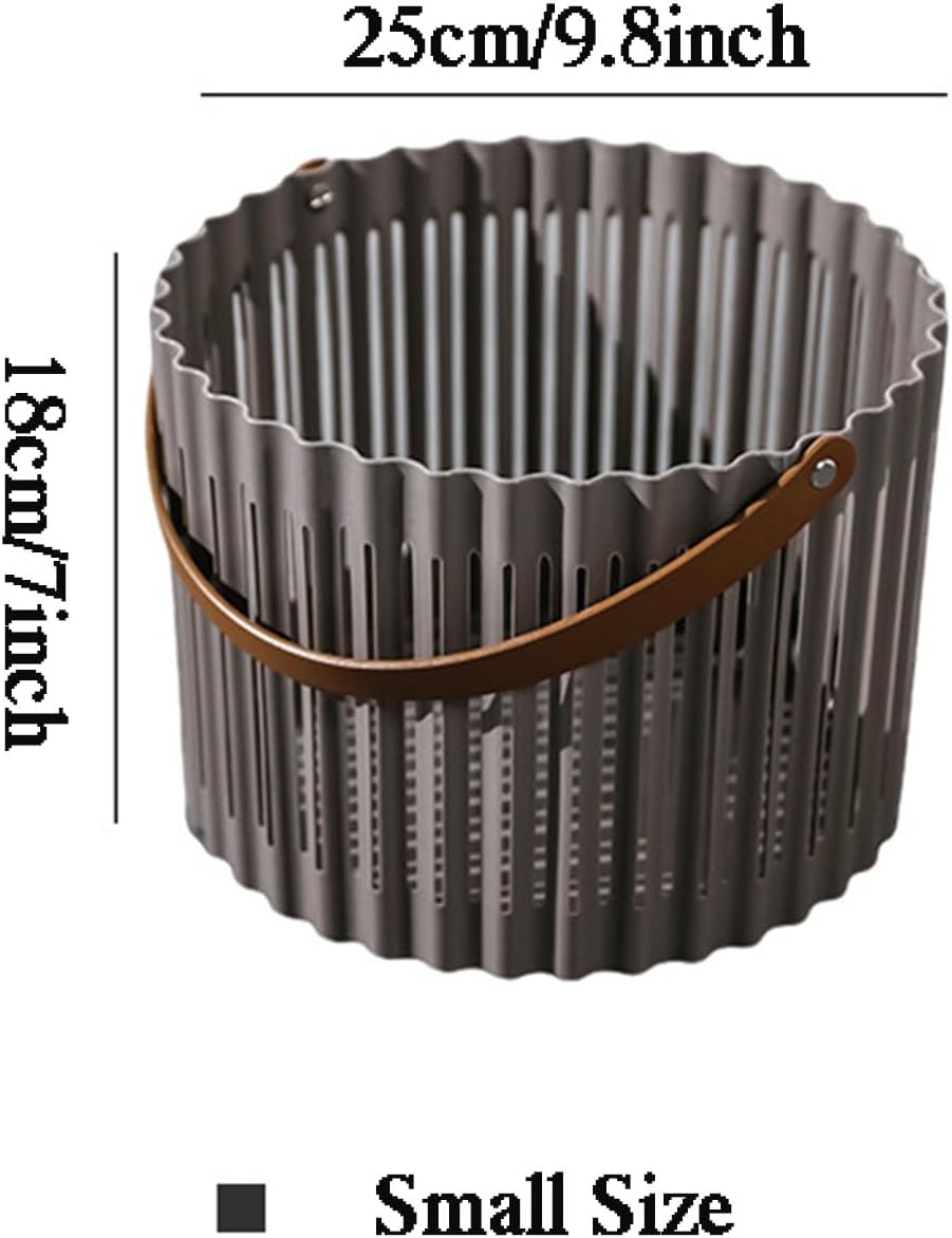 Compact Hollow-Out Storage Basket