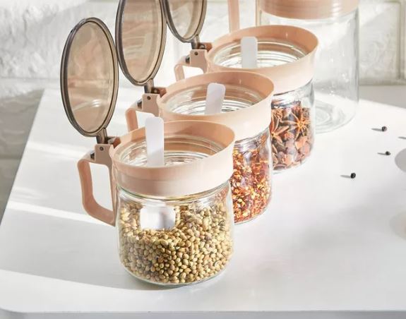 500ml Glass Spice Jar Container