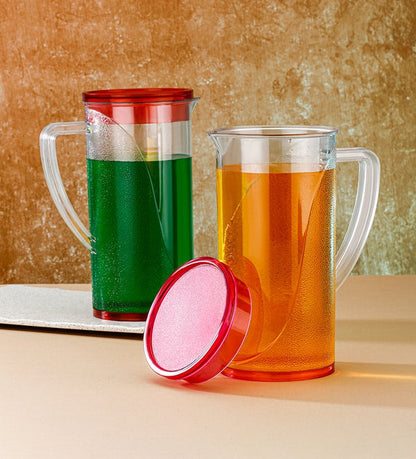 2000 ML Water Juice Pitcher with Lid and 4 Cups  styl2