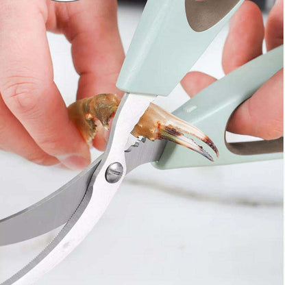 Seafood Crab Cutting Scissor with Plastic Handle