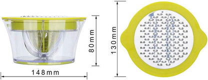 4-in-1 Manual Citrus Juicer & Grater – 400ml