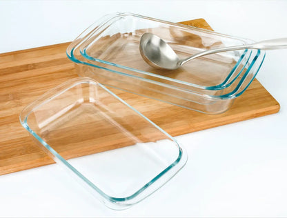 Glass Dish Rectangular Tray