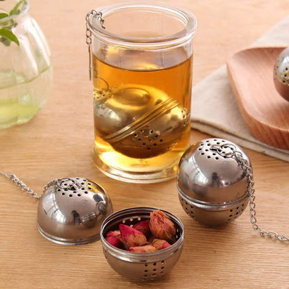 Stainless Steel Mesh Tea Ball Infuser – Egg Shape