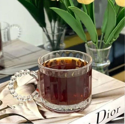 320ML Glass Tea cup with Handle