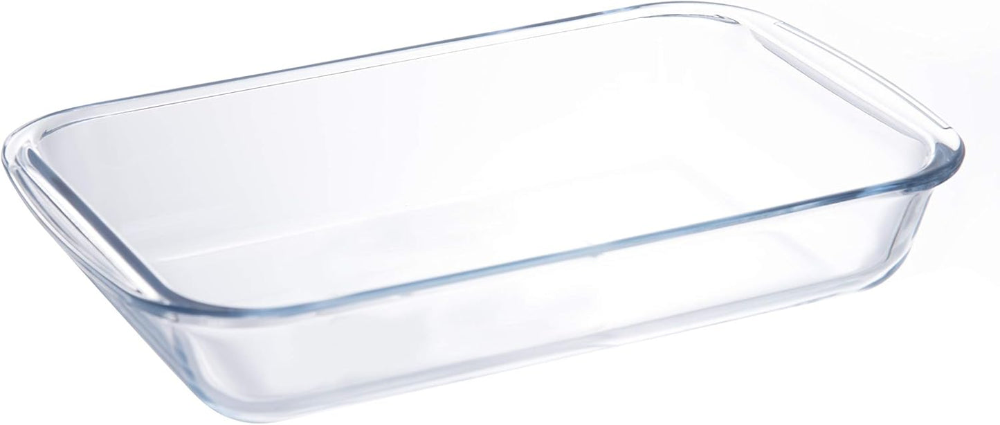 Clear Bake RectangleTempered Glass Casserole