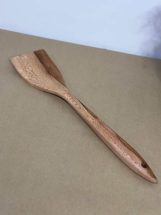 Wooden Spatula with Long Handle – Safe for Non-Stick Cookware