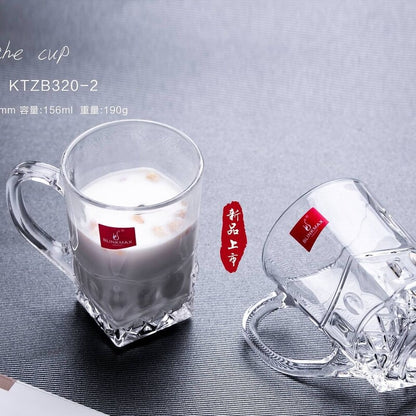 2pcs tea cup with handle model 320