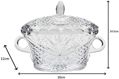 Glass Candy Sweet Jar with Lid – 550ml