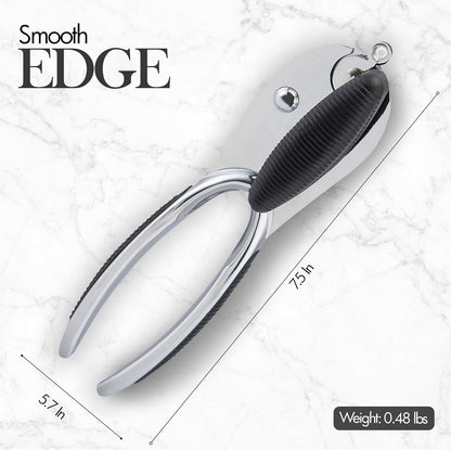 Zinc Alloy Heavy-Duty Can Opener with Ergonomic Grip Handheld