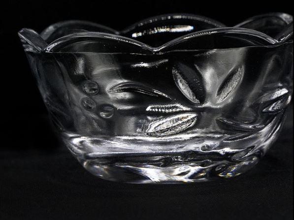 Small Glass Bowl for for serving spices, peppers 4oz styl3