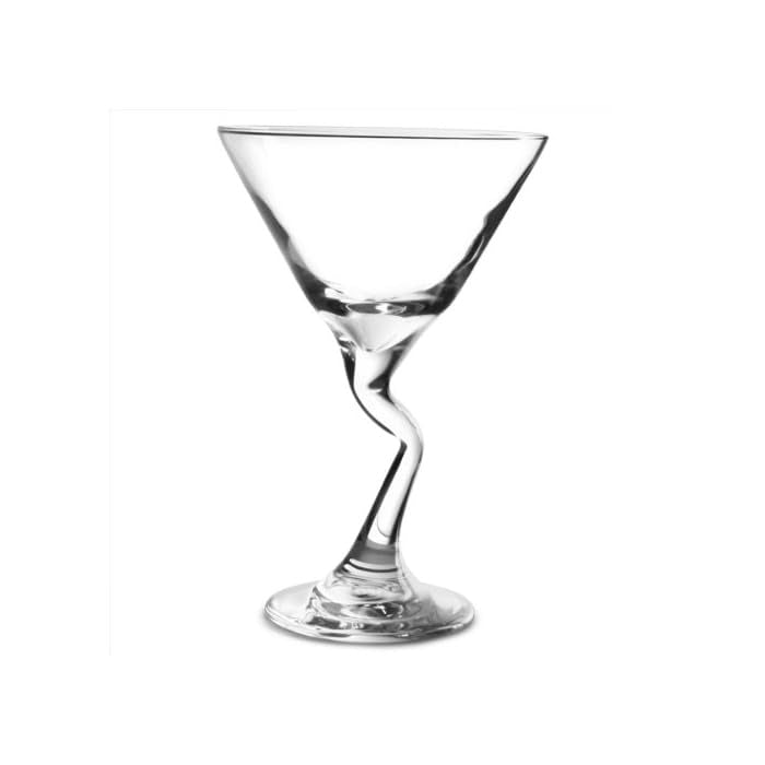 Zigzag Cocktail Glasse Martini Cocktail Glass