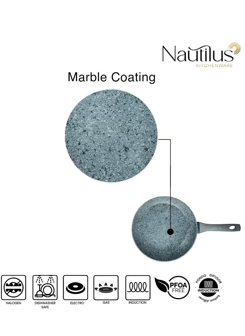 Nautilus Marble Non Stick Fry Pan