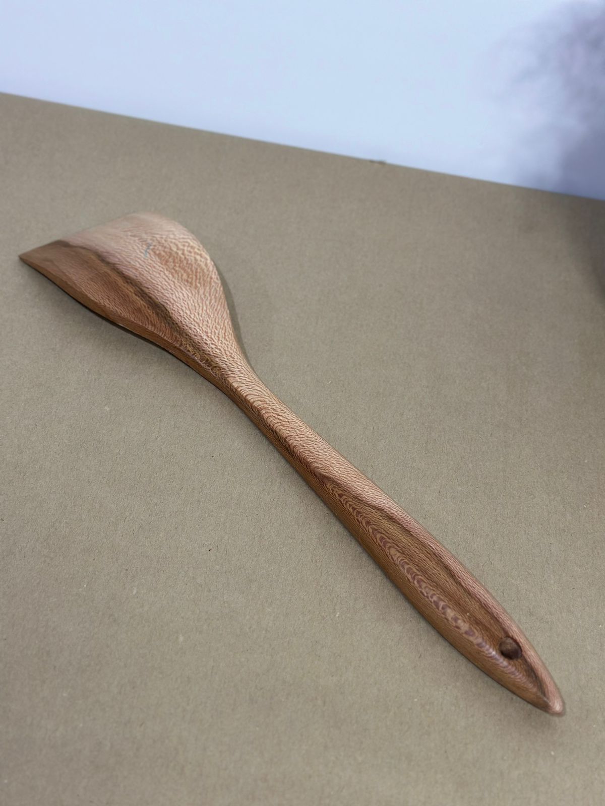 Wooden Spatula with Long Handle – Safe for Non-Stick Cookware