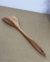 Wooden Spatula with Long Handle – Safe for Non-Stick Cookware