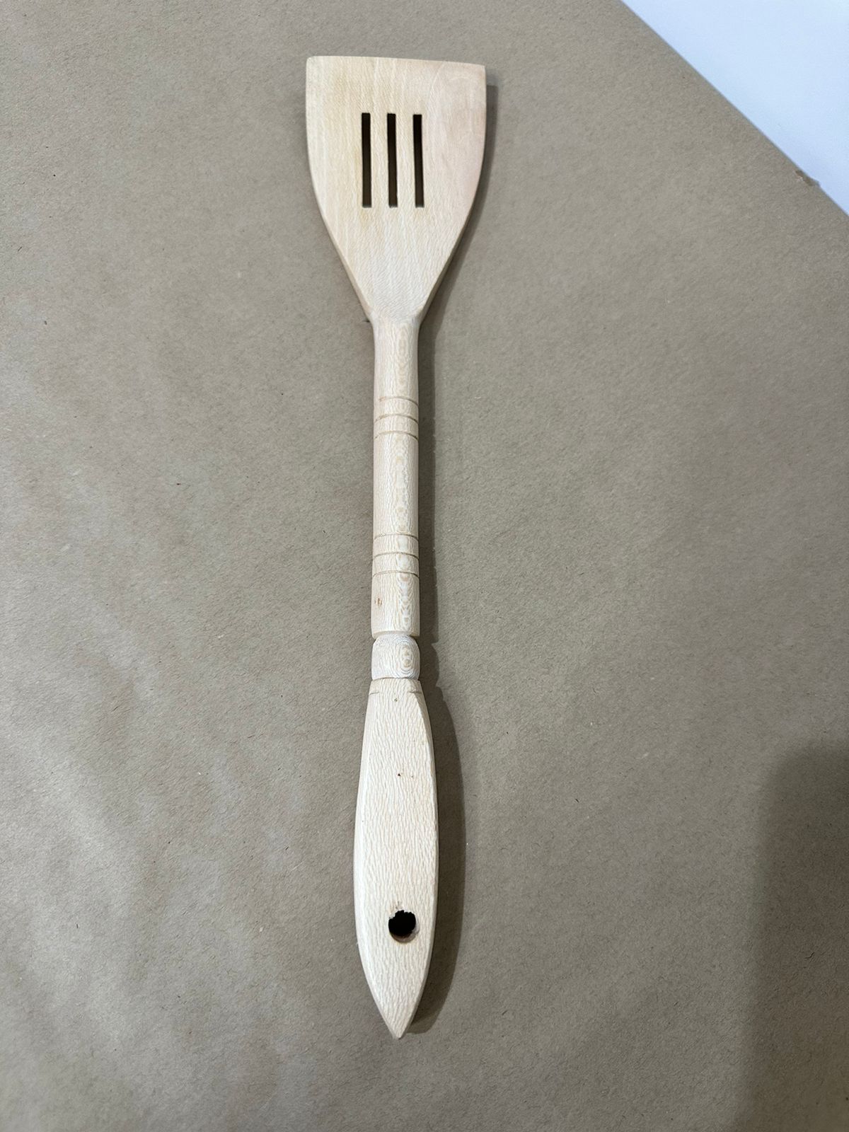 Wooden Lux spatula with Long Handle – Safe for Non-Stick Cookware