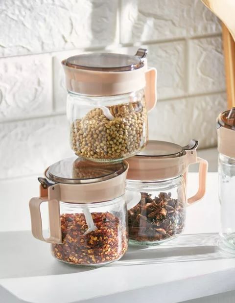 500ml Glass Spice Jar Container