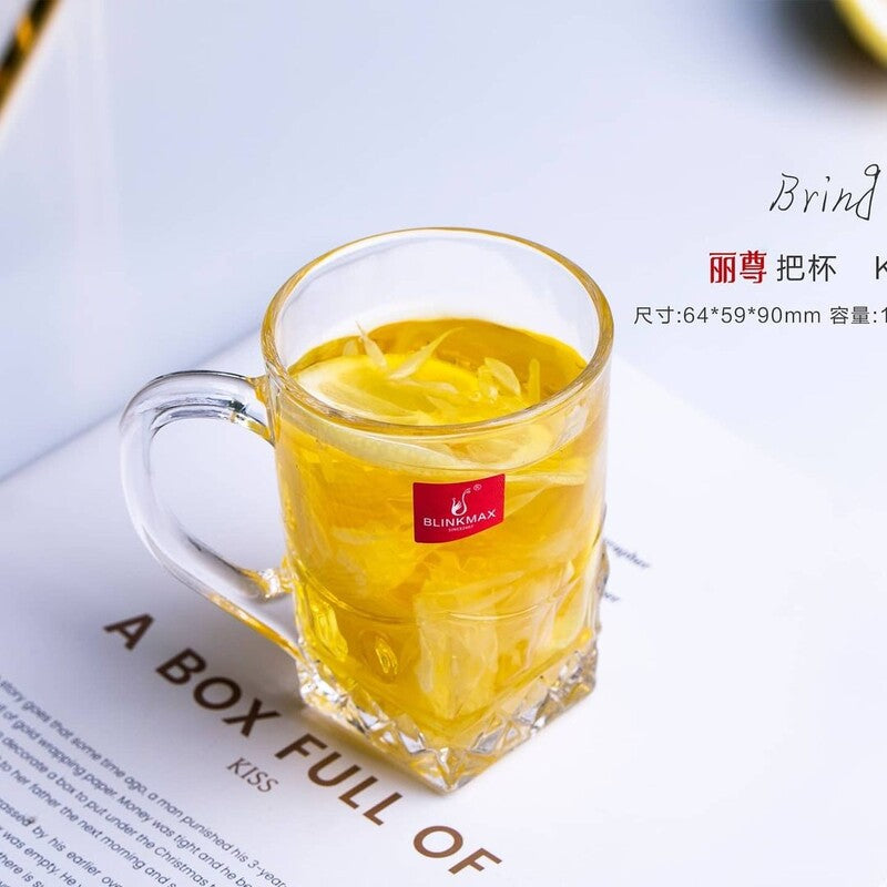 2pcs tea cup with handle model 320