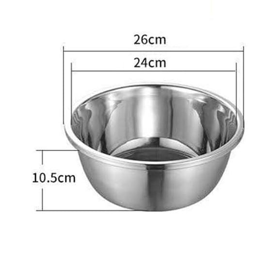 Stainless Steel Mixing Bowl with Grater