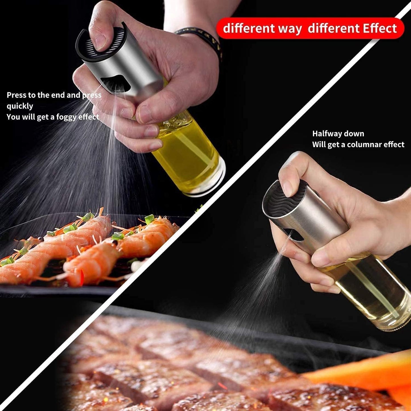 100ml oil spray versatile glass