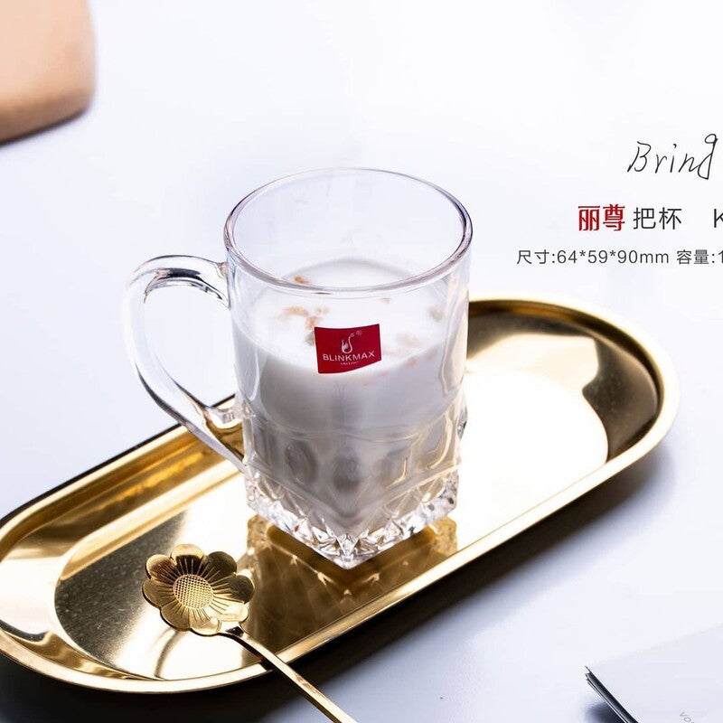 2pcs tea cup with handle model 320