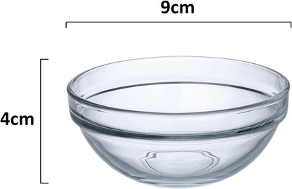 Small Glass Bowl for for serving spices, peppers 5oz styl4