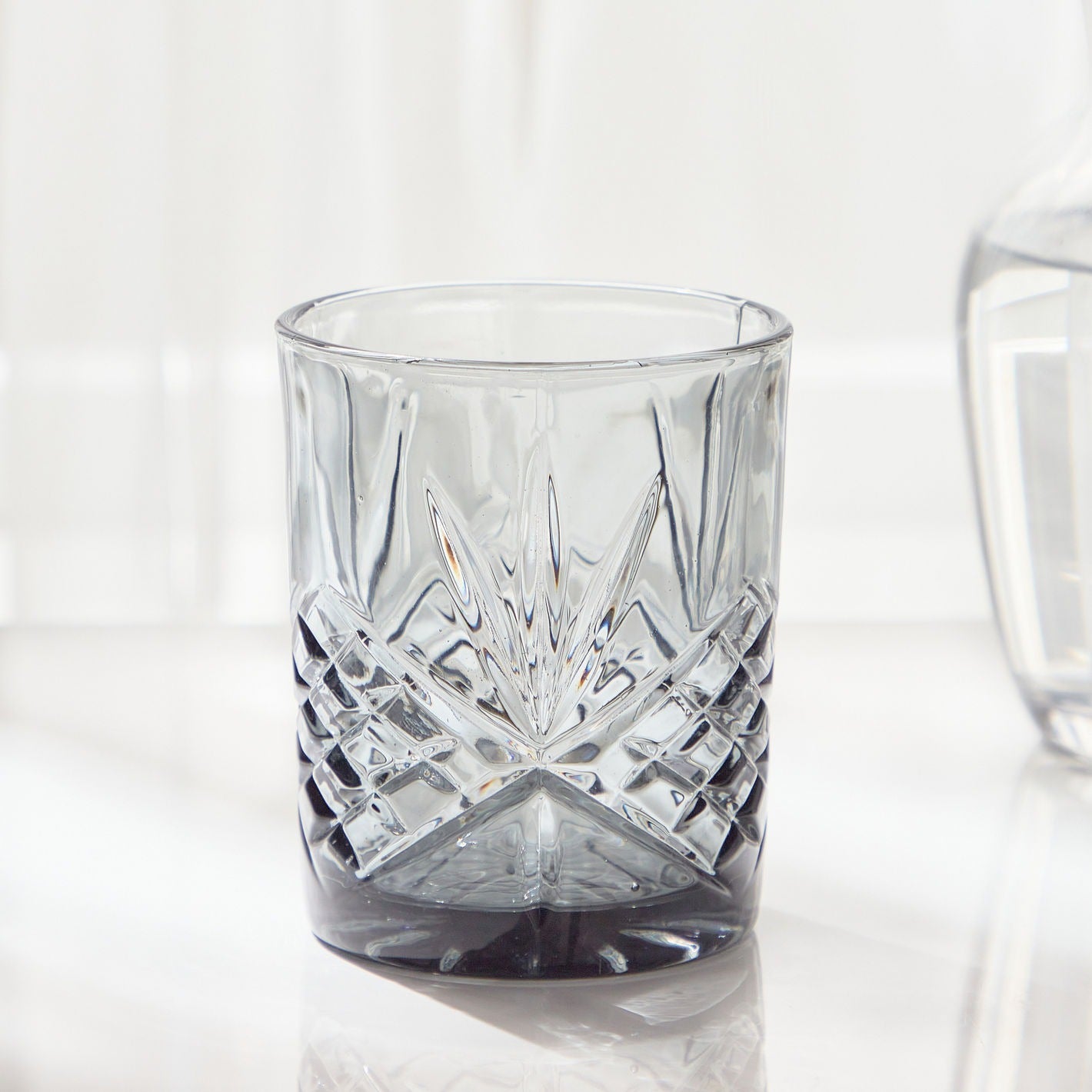 300 ML Platinum-Banded Double Old Fashioned Glass cup