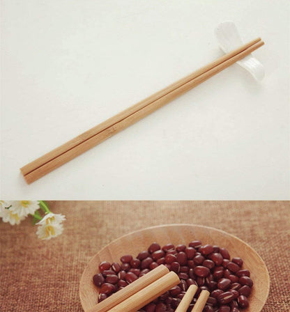 10 Pairs Natural Bamboo Chopsticks, 24cm Reusable Japanese Chinese Chop Stick