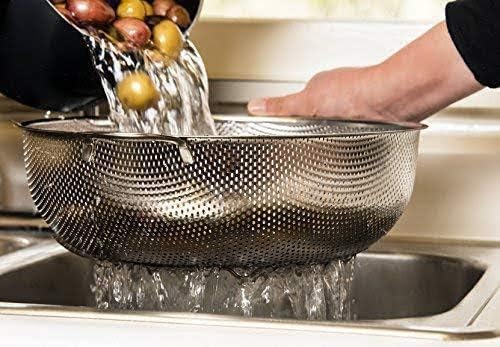 Large Strainer Basket Dishwashing Basin