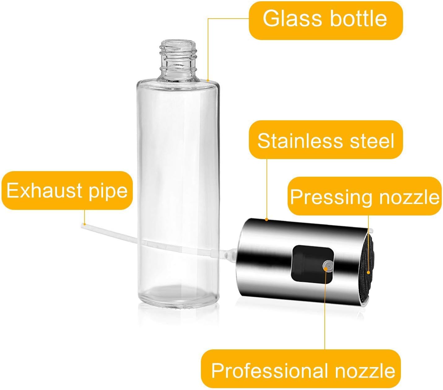 100ml oil spray versatile glass