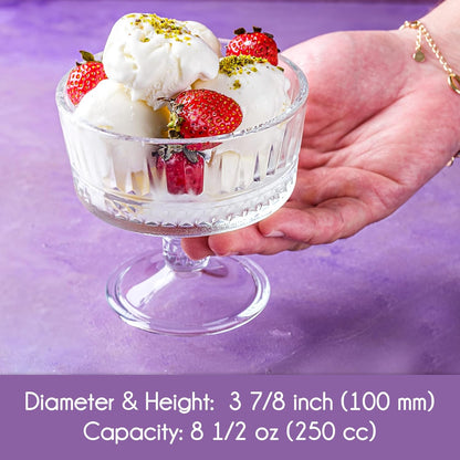 Glass Dessert Bowl 240ml