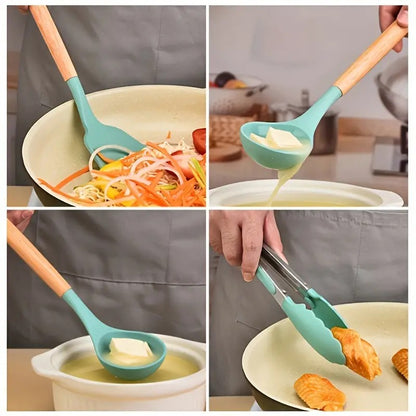 12 pcs High Quality Silicone Kitchen Utensil Set